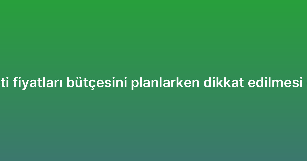 SEO hizmeti fiyatları bütçesini planlarken dikkat edilmesi gerekenler